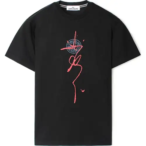 STONE ISLAND T Shirt Men's Black