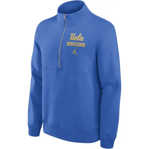 Jordan Ucla Bruins Primetime Club Men's Jordan College 1/2 Zip Crew