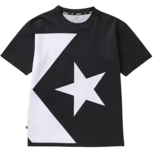 Converse BIG CHEVRON LOGO TEE MENS T Shirt Men's Black