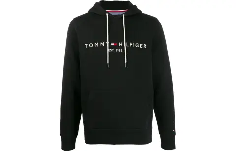 Tommy Hilfiger logo print hoodie