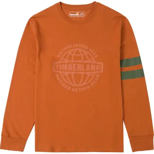 Timberland T Shirt Men's Orange