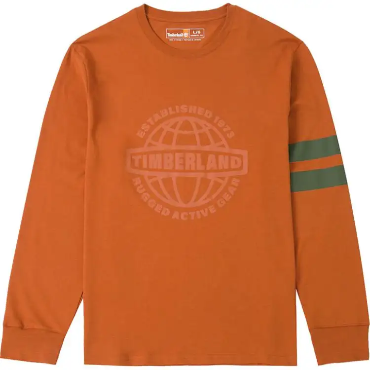 Timberland T Shirt Men's Orange