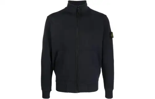 STONE ISLAND Compass badge Zip up Sweatshirt