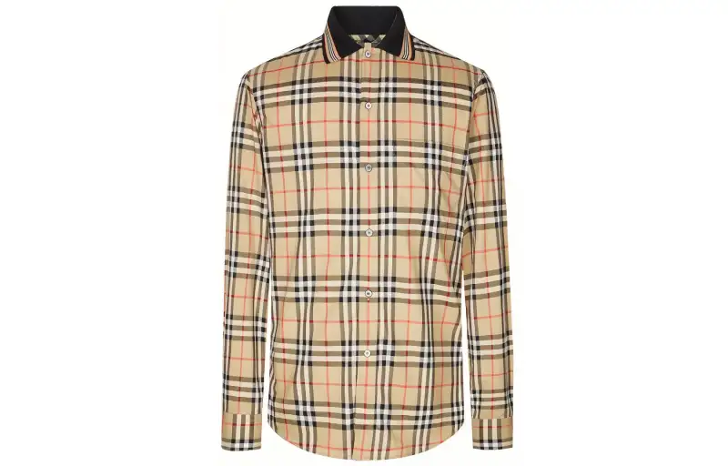 Burberry Shirts Unisex Pointed Collar Moderate Other