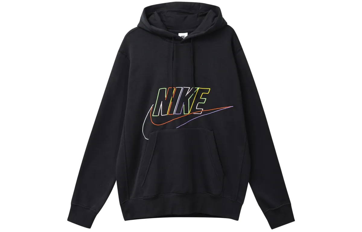 Nike Sweatshirts Men's Black Hooded Moderate Regular