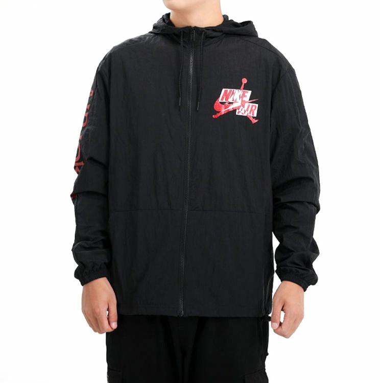 Мужская куртка Jordan Jumpman Windbreaker (черная) — фото 4