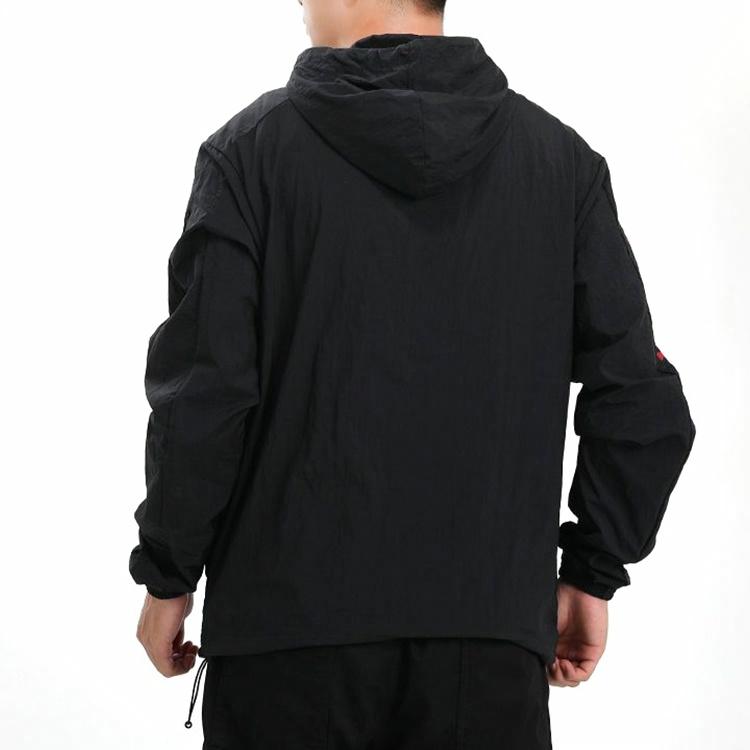 Мужская куртка Jordan Jumpman Windbreaker (черная) — фото 5