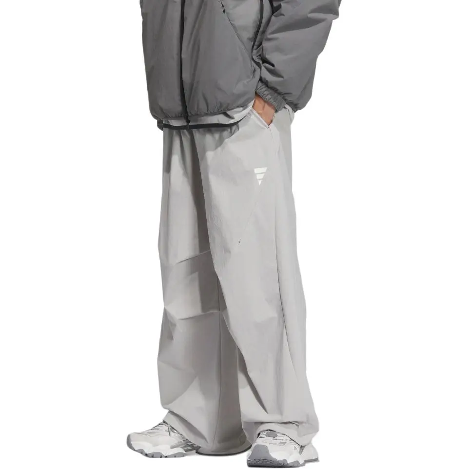 Adidas FOS SS25 Knitted Sweatpants Men's Light Gray