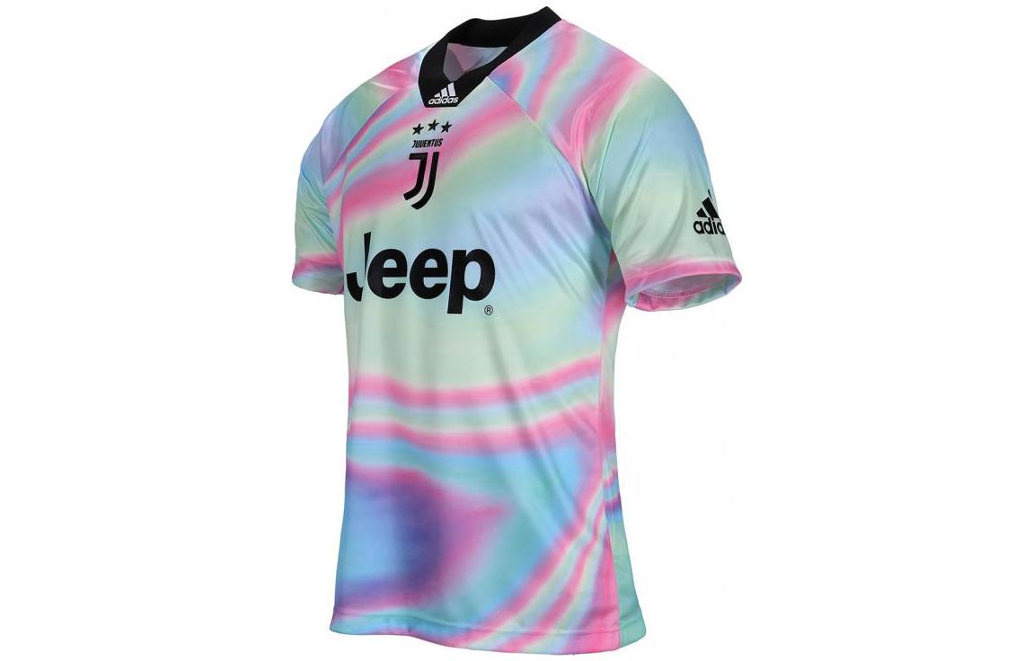 Adidas Soccer Jerseys Unisex Pink/Blue Moderate Straight Fit