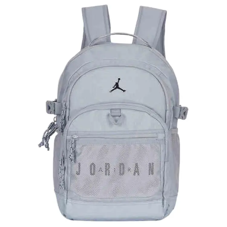 Jordan Polyester Backpack Unisex Light Wolf Gray