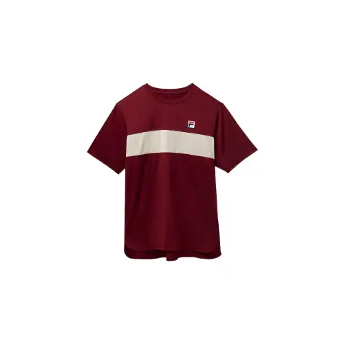 FILA Tennis Essentials Short Sleeve Crew T Shirt Men's Red 948