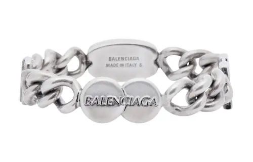 Balenciaga Bracelet Unisex Silver