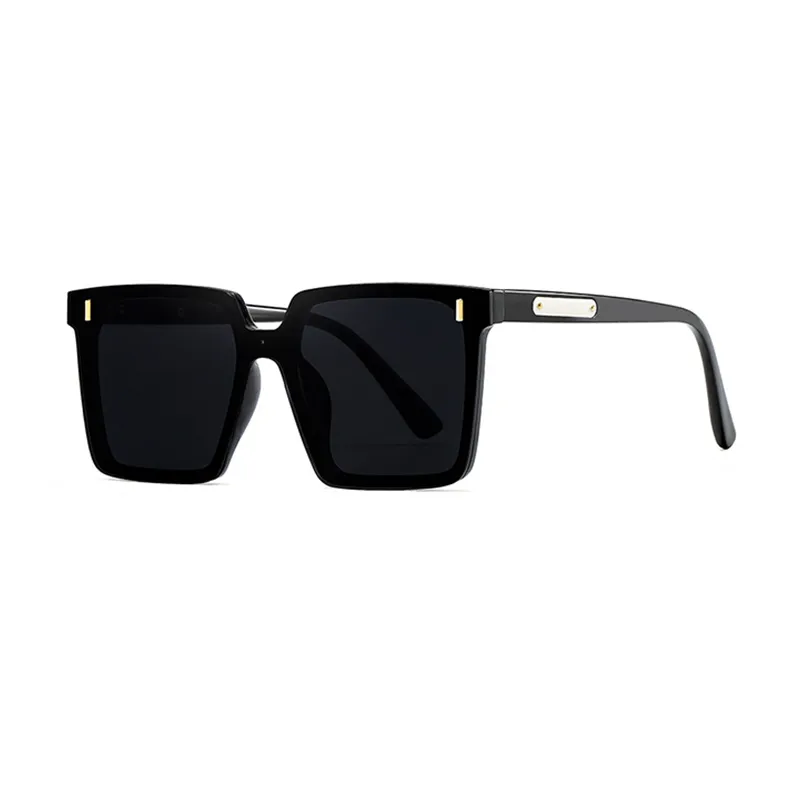 DAISY BEAUTY Plate And Metal Square Sunglasses Unisex