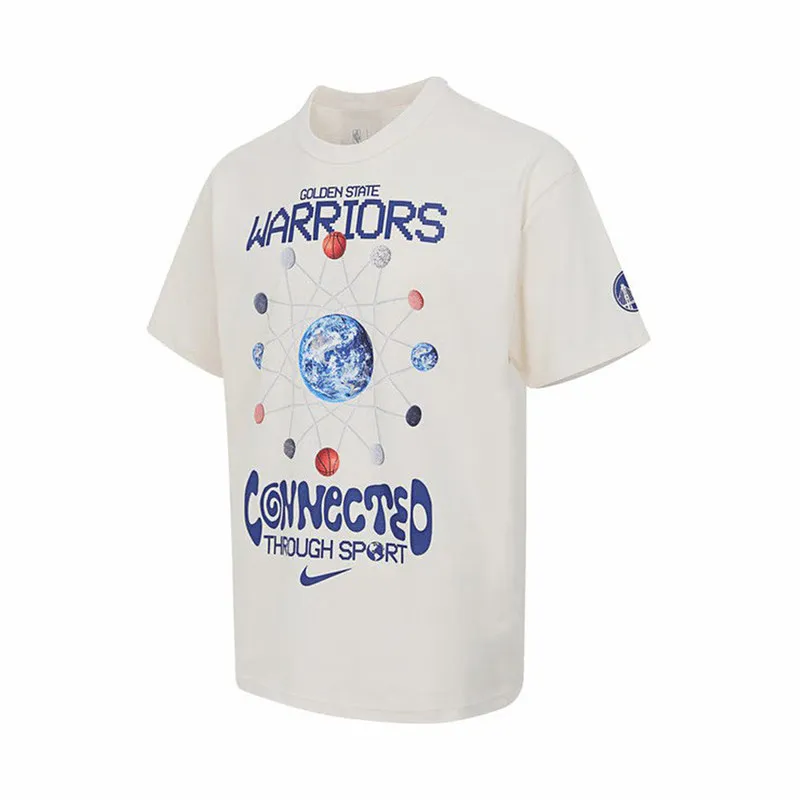 Nike T-Shirts Men's White Crew Neck Moderate
