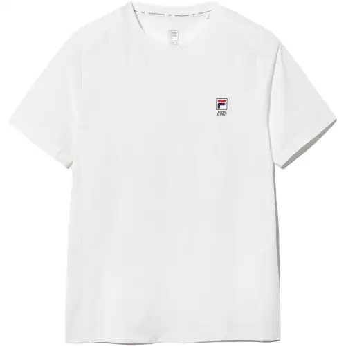 FILA T Shirts Unisex White Crew Neck