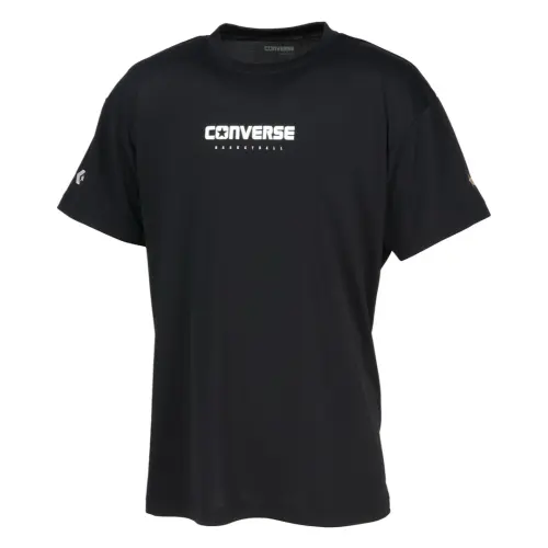 Converse T Shirts Unisex Black Crew Neck Moderate