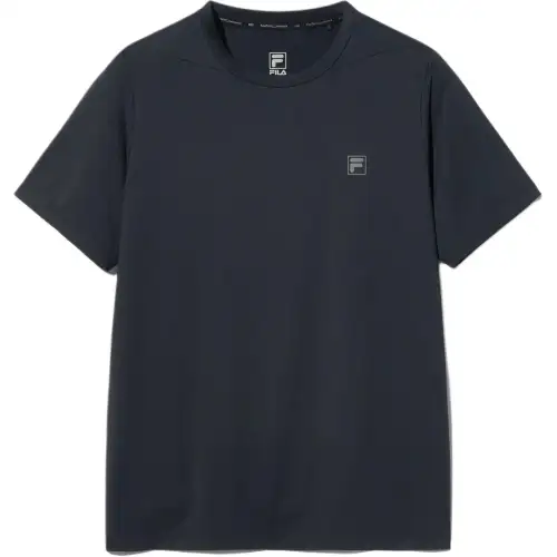 FILA T Shirts Unisex Black Crew Neck