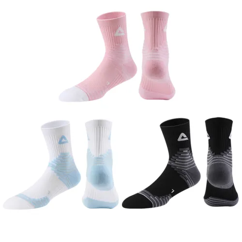 Peak professional sports practical wear-resistant non-slip sports running fitness training basketball socks for men and women