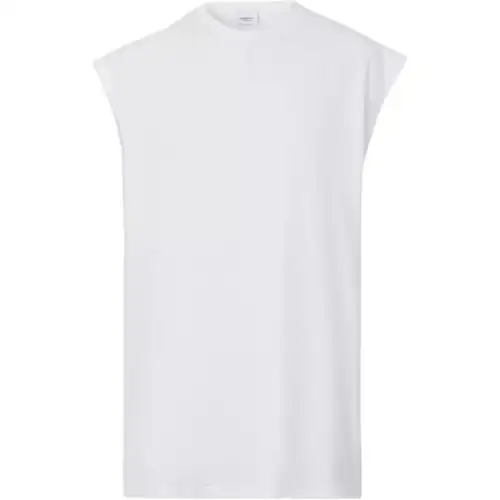 Burberry Sleeveless Cotton Oversized Top