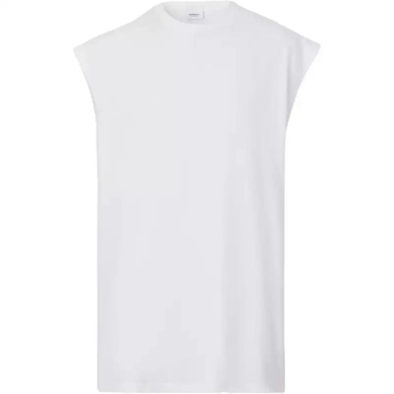 Burberry Sleeveless Cotton Oversized Top