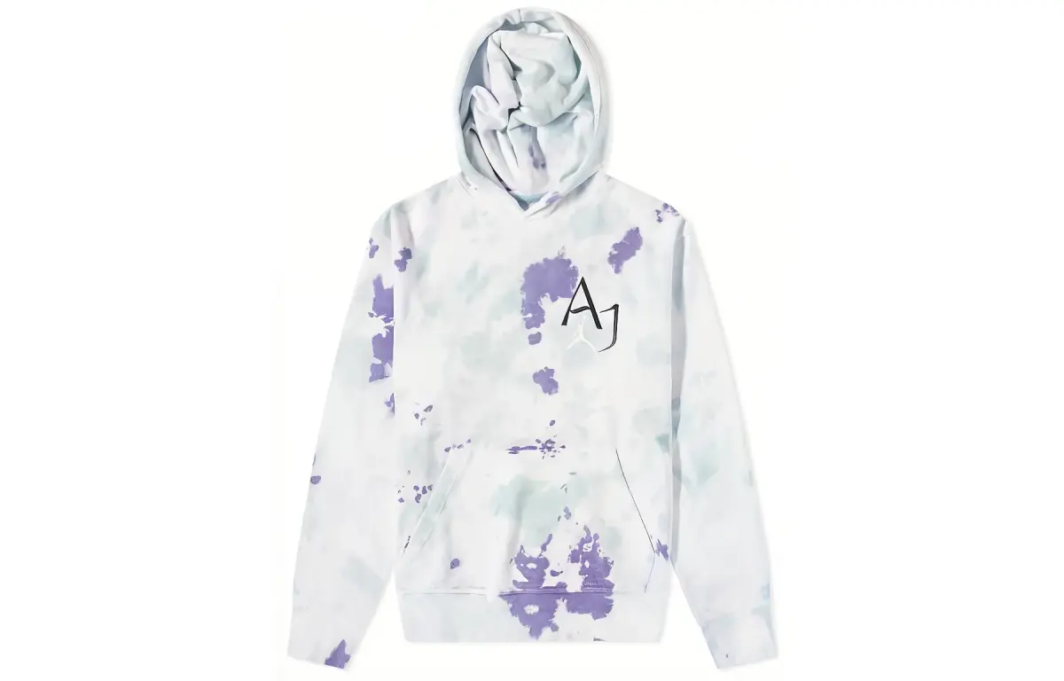 Jordan Sport Sweatshirts Men's Gray Purple Hooded Moderate Other