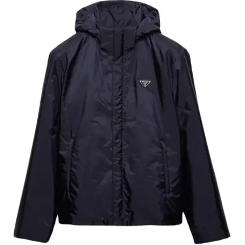 Prada logo-plaque jacket