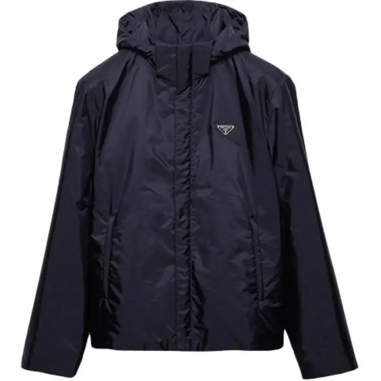 Prada logo-plaque jacket