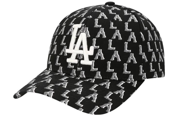 MLB Cotton Baseball Caps Unisex Black/Blue/Beige
