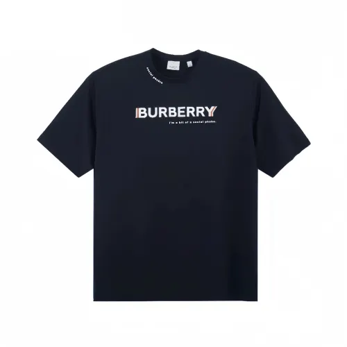 Burberry T Shirt Unisex Navy Blue