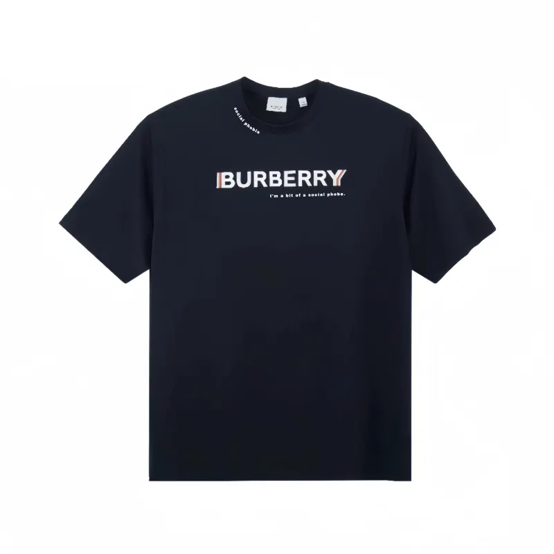 Burberry T Shirt Unisex Navy Blue