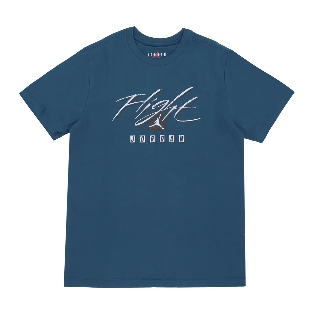 Jordan T-Shirts Men's Blue Crew Neck Moderate