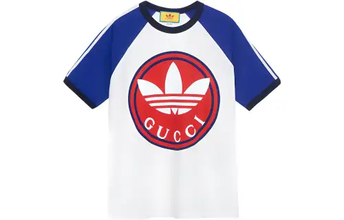 GUCCI x Adidas Originals SS23 T Shirt Men's Ivory White