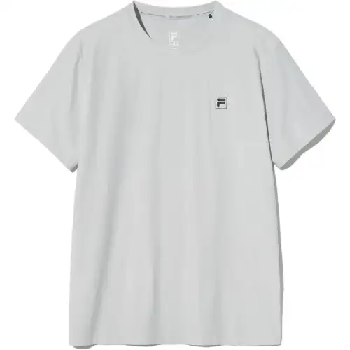 FILA T Shirts Unisex Gray Crew Neck