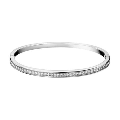 CALVIN KLEIN Synthetic Cubic Zirconia, Artificial Crystal, 316L Stainless Steel Niche, Trendy, Premium Aesthetic Bangle