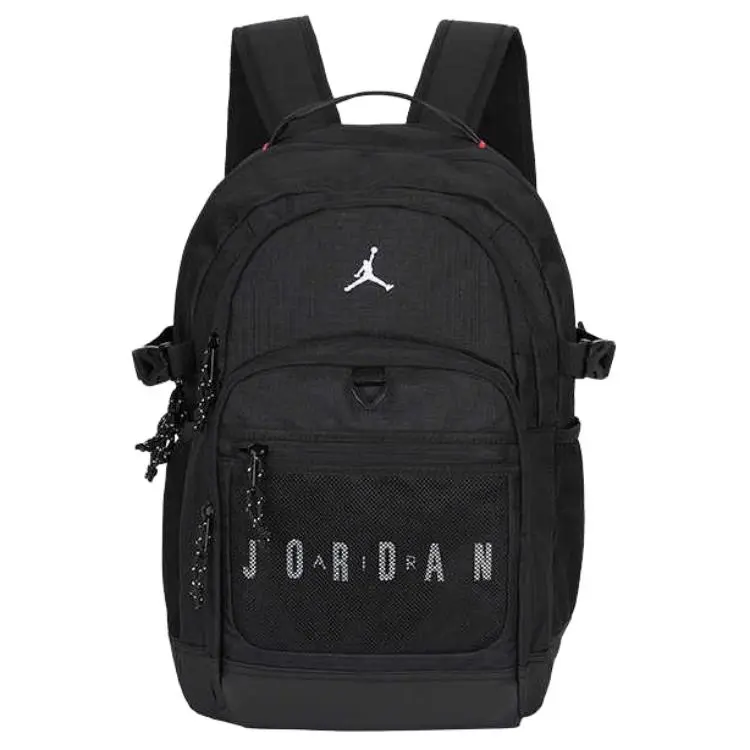 Jordan Polyester Backpack Unisex Jet Black