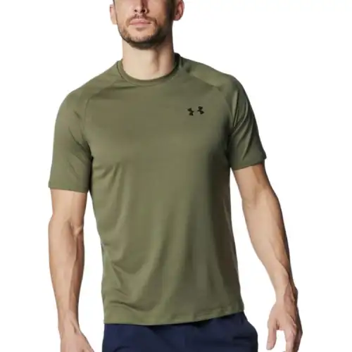 Under Armour Tech 2.0 SS25 T Shirt Men's Army Green
