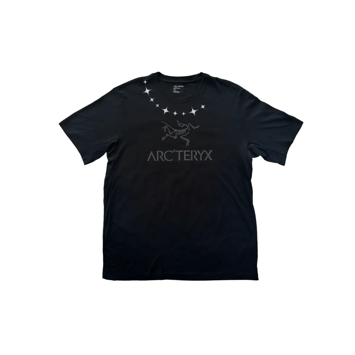Arcteryx T-Shirts Unisex Black/Black Crew Neck Moderate Straight Fit