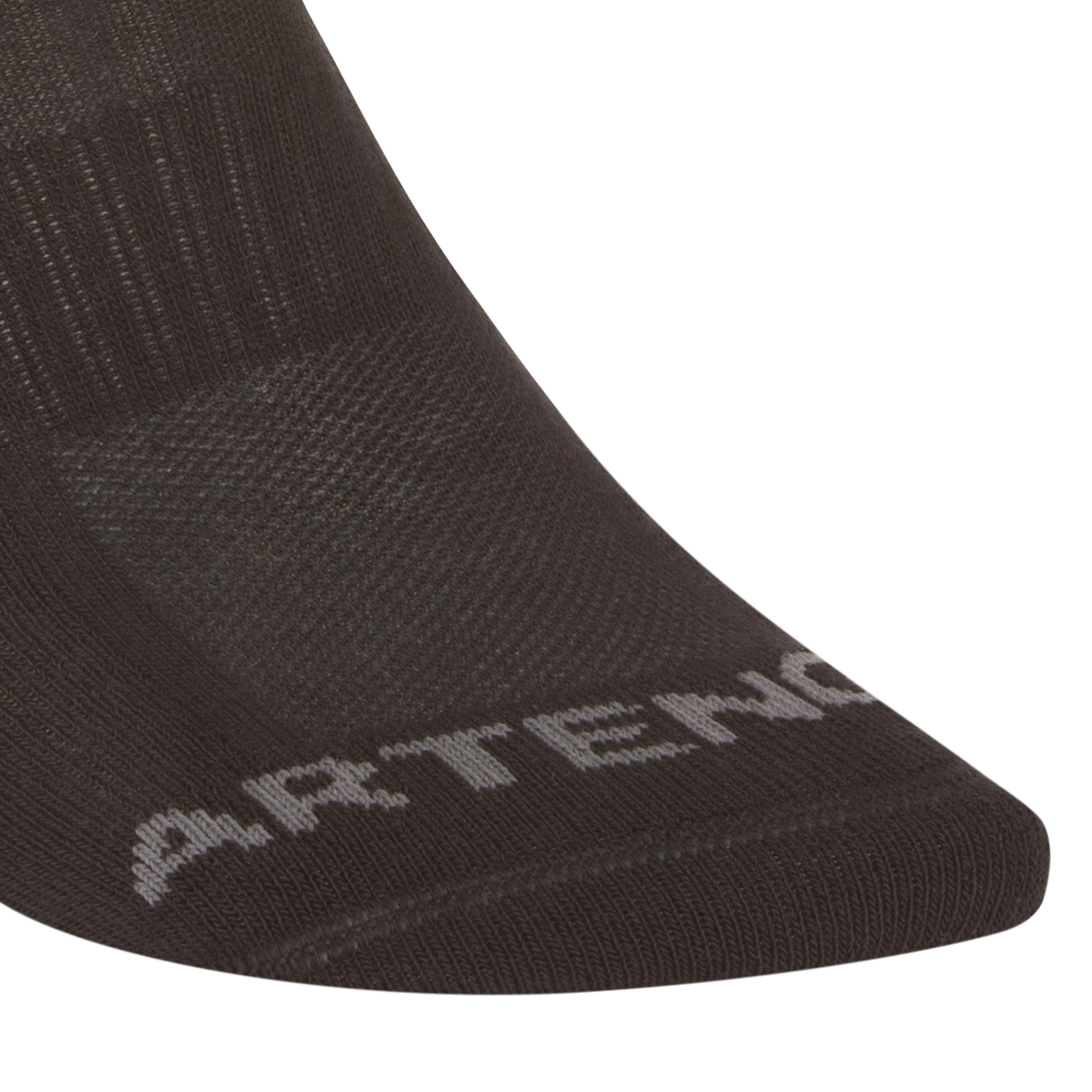 DECATHLON Ankle Socks Unisex 3 Pack Black