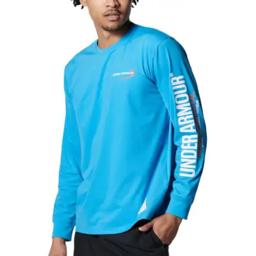 Under Armour Motivate T Shirt Men's Ethyl Ether Blue