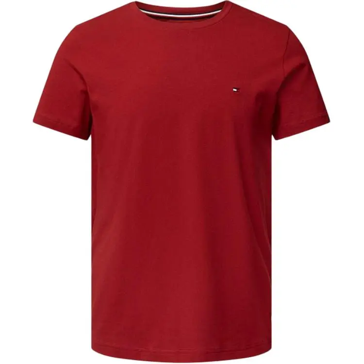 Tommy Hilfiger T Shirt Men's Burgundy