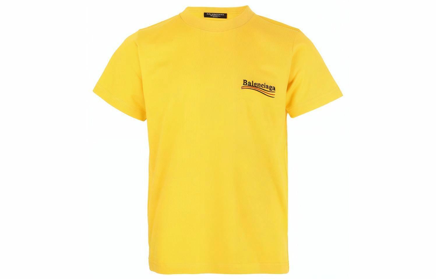 Мужская футболка Balenciaga (желтая)