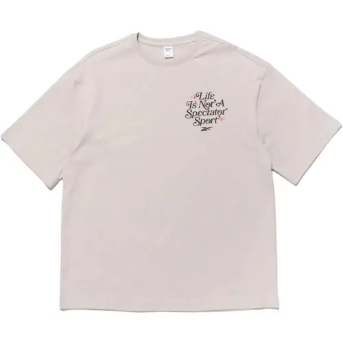 Reebok T Shirts Men's Plaster Crew Neck Moderate