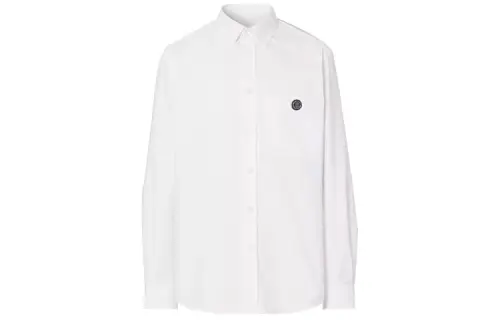 Burberry Shirts Men's White Moderate Shirt
