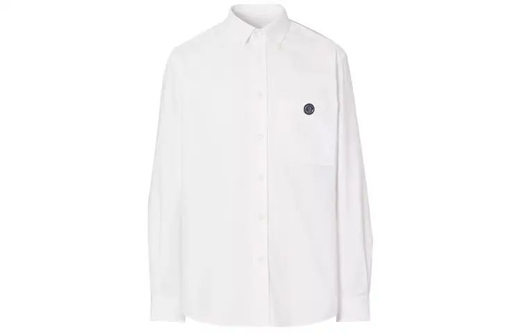 Burberry Shirts Men's White Moderate Shirt
