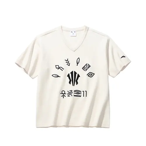 Anta Life Collection T Shirt Unisex Beige Yellow