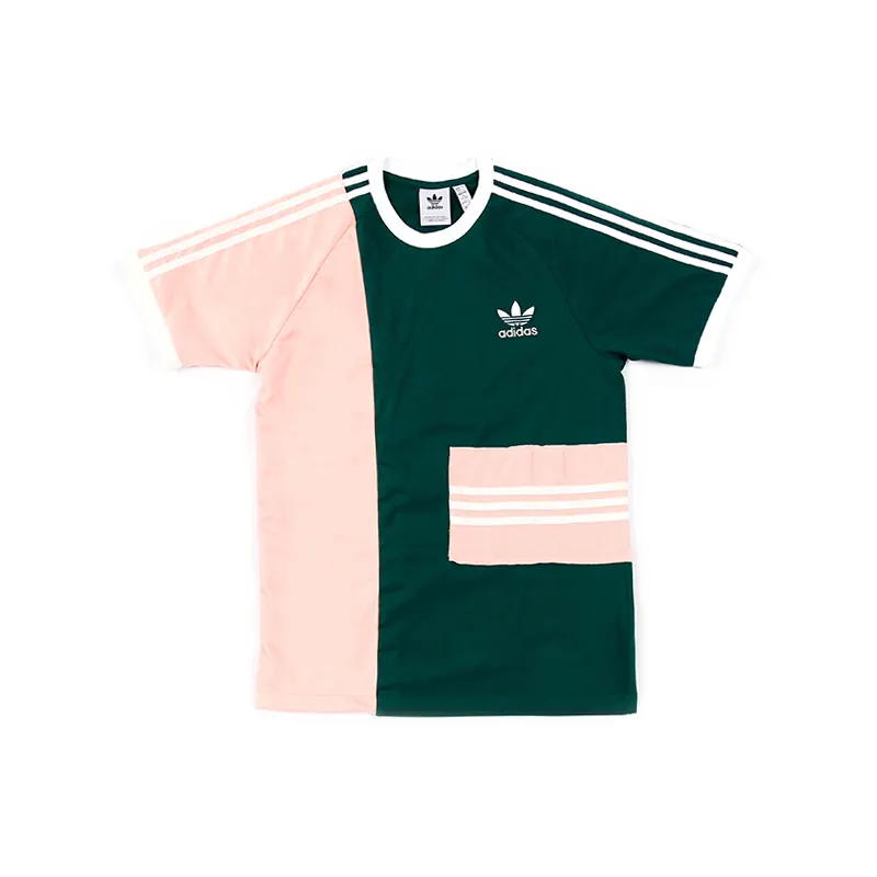 Adidas Originals T Shirts Men's Green Crew Neck Moderate