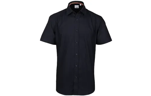 Burberry Shirts Men's Black Polo Collar Moderate