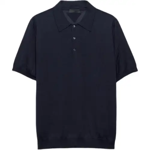 Prada knitted polo shirt
