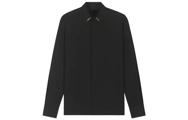 Givenchy Logo plaque Cotton Shirt
