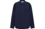KENZO Classic Tiger Head Shirts Men's Navy Pointed Collar Moderate Other